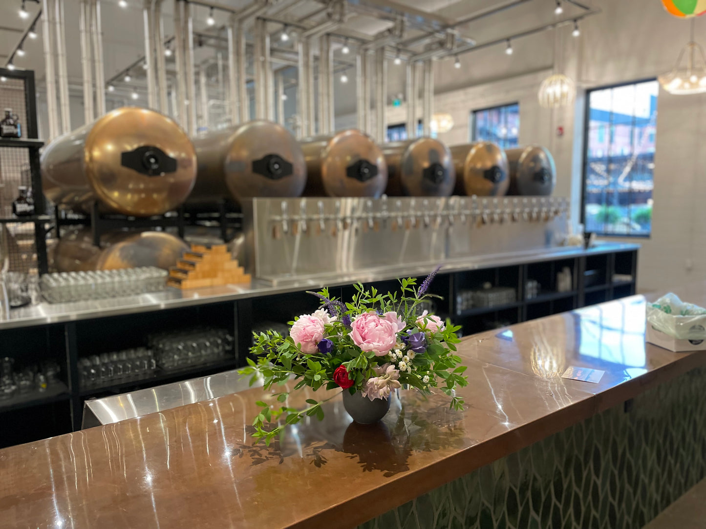 Blooms & Brews: A Peony-Filled Floral Workshop (June)